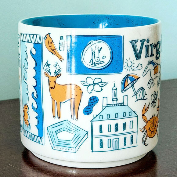 Starbucks Collectible HTF Been There Series Virginia Coffee Mug 2019 14 oz - Picture 7 of 10
